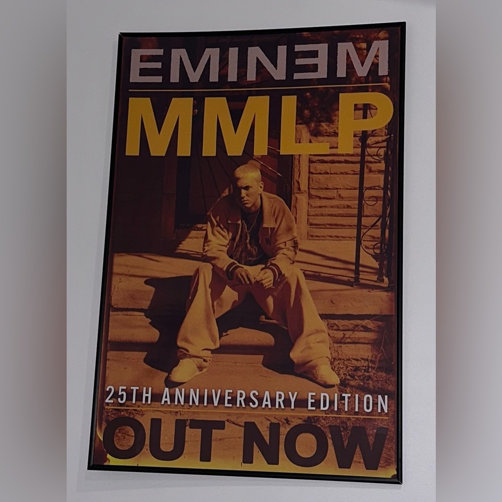 Lot of 4 Eminem Promotional Posters The Marshall Mathers LP 25th Anniv. 24x36